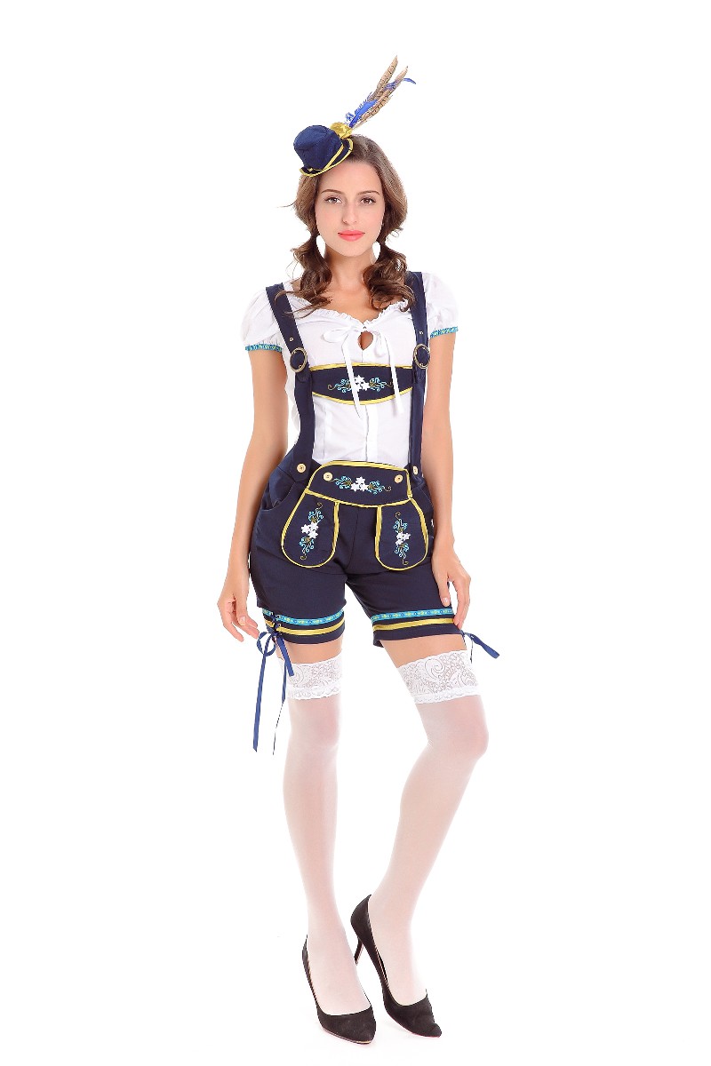 F1784 Womens Oktoberfest Lederhosen Costume